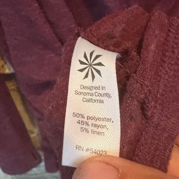 Athleta Twist Front Plunge Pullover Top with Hood - Picture 10 of 10